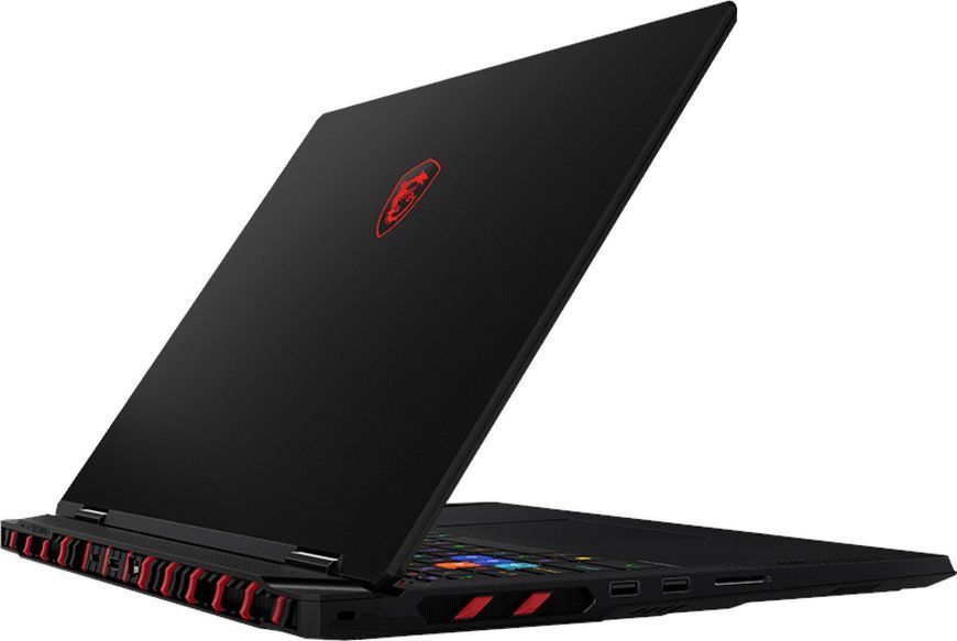 Ноутбук MSI Raider 18 HX AI A2XWIG (A2XWIG-222PL), Ultra 9-285HX / 18&Prime; / RAM 64 ГБ / SSD 2 x 2 ТБ / GeForce RTX 5080 / Windows 11 Home / Black