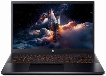 Ноутбук ACER Nitro V 15 (NH.U31EP.003), AMD Ryzen 7 7445HS / 15.6" / 165 Гц / RAM 16 ГБ DDR5 / SSD 512 ГБ / AMD Radeon 740M + RTX 4050 / Без ОС / Чорний