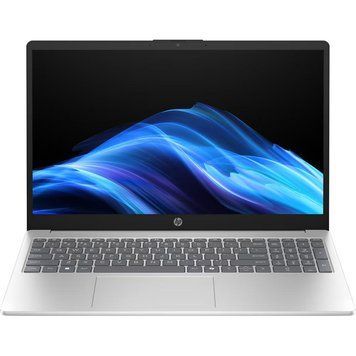 Ноутбук HP 15 FD1021NQ (D76KYEA), Intel Core 5 120U / 15.6" / RAM 16 ГБ DDR4 / SSD 512 ГБ / Intel Graphics / Без ОС / Сріблястий