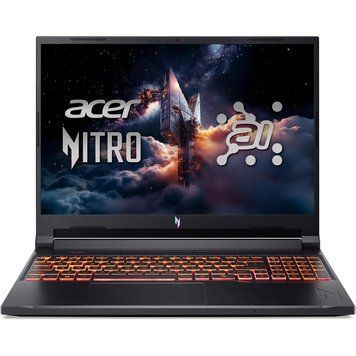 Ігровий ноутбук Acer Nitro V 16 AI ANV16-42-R196, (NH.U1GEX.00P) 16" FHD 180Гц / AMD Ryzen 7 260 / RAM 16ГБ / SSD 1ТБ / RTX 5060 / Чорний