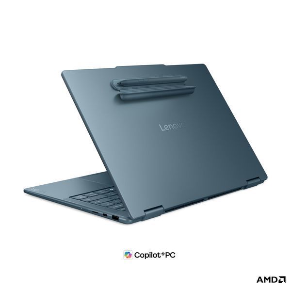 Ноутбук Lenovo Yoga 7 2-в-1 14AGP11 (83TD0085RM), AMD Ryzen AI 7 445 / 14" / OLED / Touch / RAM 24 ГБ LPDDR5X / SSD 1 ТБ / AMD Radeon 840M / Без ОС / Бірюзовий