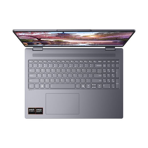 Ноутбук Lenovo IdeaPad 5 2-in-1 16AKP10 (83KU0002NT), Ryzen AI 7 350 / 16&Prime; Touch / RAM 16 ГБ / SSD 512 ГБ / AMD Radeon 860M / Windows 11 Home / Luna Grey