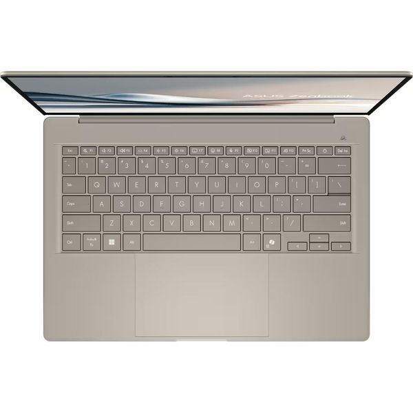 Ноутбук ASUS ZenBook A14 (UX3407NA-QD166W) 14" / 1920 x 1200px / OLED / 60Hz / Snapdragon X2 Elite X2E-88-100 / RAM 16 ГБ / SSD 512 ГБ / Windows 11 Home / Бежевий