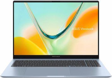 Ноутбук ASUS Vivobook S16 (S5608QA-U3222W), Qualcomm Snapdragon X X1-26-101 / 16" / OLED / RAM 16 ГБ LPDDR5X / SSD 256 ГБ / Qualcomm Adreno / Windows 11 Home / Синій