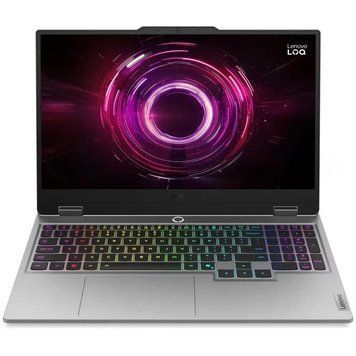 Ноутбук Lenovo LOQ 15AHP10 (83JGS6KWOPB), AMD Ryzen 5 220 / 15.6" / 144 Гц / RAM 16 ГБ DDR5 / SSD 512 ГБ + 512 ГБ / AMD Radeon 740M + RTX 5050 / Windows 11 Home / Сірий