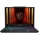 Ноутбук MSI Cyborg 15 B13WGKG (CYBORG 15 B13WGKG-630XPL), Intel Core i7-13620H / 15.6" / 144 Гц / RAM 16 ГБ DDR5 / SSD 1 ТБ / NVIDIA GeForce RTX 5070 / Без ОС / Чорний