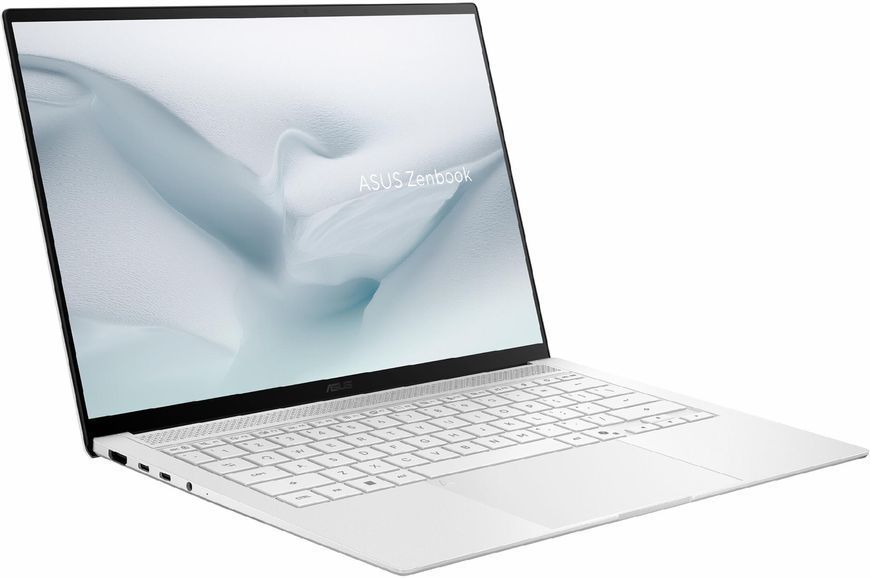 Ноутбук ASUS Zenbook S14 (UX5406AA-SU053W) 14" / 2880 x 1800px / OLED / Touch / 120Hz / Ultra 9-386H / RAM 32 ГБ / SSD 1 ТБ / Windows 11 Home / Білий