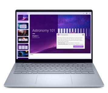 Ноутбук 2-в-1 Dell 14 Plus (DB04250_LNL_201H), Intel Core Ultra 7 256V / 14'' / Touch / WVA / RAM 16 ГБ LPDDR5X / SSD 1 ТБ / Intel Arc Graphics / Windows 11 Home / Блакитний