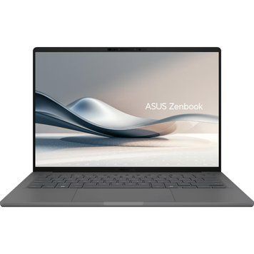 Ноутбук ASUS ZenBook A14 UX3407NA (UX3407NA-QD174W), 14'' / OLED / Snapdragon X2 Elite X2E-88-100 / RAM 16 ГБ / SSD 512 ГБ / Windows 11 Home / Темно-сірий