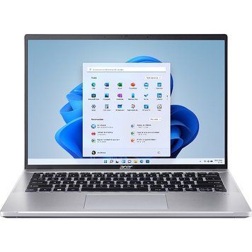 Ноутбук Acer Swift Go 14 (NX.JCWEX.007), Intel Core Ultra 9 285H / 14" / OLED / RAM 16 ГБ LPDDR5X / SSD 1 ТБ / Intel Arc 140T / Windows 11 Home / Сірий