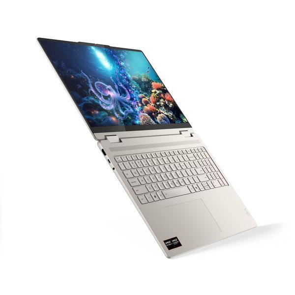 Ноутбук Lenovo Yoga 7 16AKP10 (198157095977), AMD Ryzen AI 7 350 / 16&Prime; / RAM 16 ГБ / SSD 512 ГБ / Windows 11 Home / Seashell
