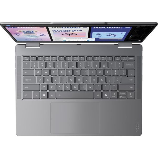 Ноутбук Lenovo Yoga 7 2-in-1 14ILL10 (83JQ00EPRM), 14" / 2880 x 1800px / OLED / 120Hz / Touch / Ultra 7 258V / RAM 32 ГБ / SSD 1 ТБ / Intel Arc 140V / Windows 11 Pro / Сірий