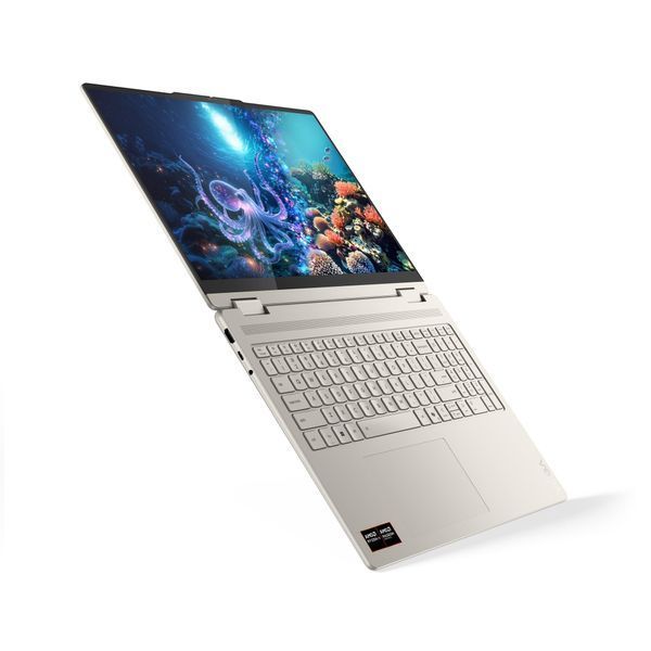 Ноутбук Lenovo Yoga 7 16AKP10 (198157095977), AMD Ryzen AI 7 350 / 16&Prime; / RAM 16 ГБ / SSD 512 ГБ / Windows 11 Home / Seashell