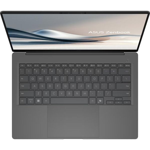 Ноутбук ASUS ZenBook A14 UX3407NA (UX3407NA-QD174W), 14'' / OLED / Snapdragon X2 Elite X2E-88-100 / RAM 16 ГБ / SSD 512 ГБ / Windows 11 Home / Темно-сірий