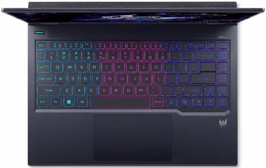 Ноутбук PREDATOR Helios Neo 14 AI (NH.QUXEP.001), Intel Core Ultra 7-255H / 14.5&Prime; / 165 Гц / RAM 32 ГБ LPDDR5X / SSD 1 ТБ / RTX 5060 + Arc Graphics 140T / Windows 11 Home / Чорний