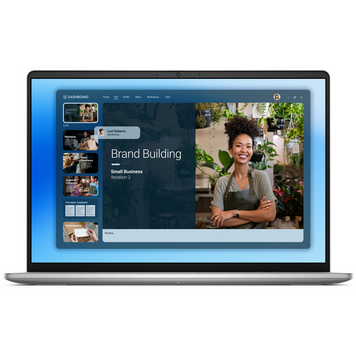 Ноутбук Dell 16 (DC16251_RPLU-R_002_WIN_SLV_NBD), Intel Core 7 150U / 16" / RAM 16 ГБ DDR5 / SSD 1 ТБ / Nvidia MX570A / Windows 11 Pro / Сріблястий