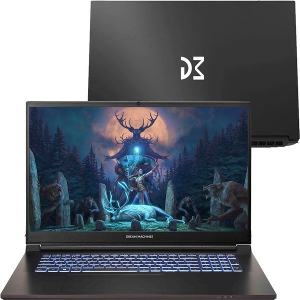 Ноутбук DREAM MACHINES RG4060-17PL41 (RG4060-17PL41), Intel Core i9-14900HX / 17.3" / WVA / 144 Гц / RAM 32 ГБ DDR5 / SSD 1 ТБ / Intel UHD Graphics + RTX 4060 / Без ОС / Чорний