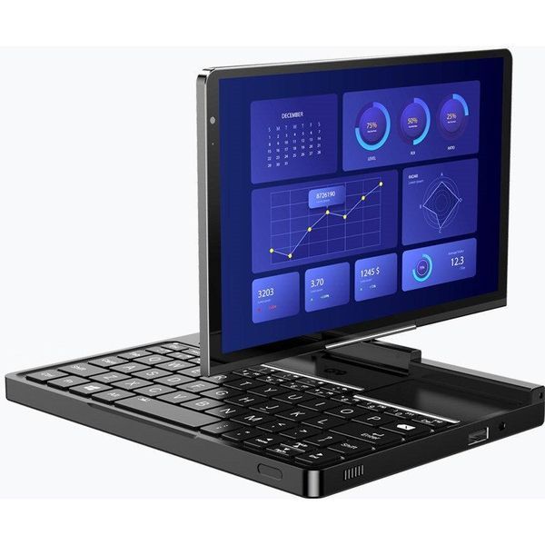 Ноутбук GPD Pocket 4 (GPD-Pocket-4), Ryzen 7 8840U / 8" / 144 Гц / RAM 16 ГБ LPDDR5X / SSD 1TB / Radeon 780M / Windows 11 Home / Чорний