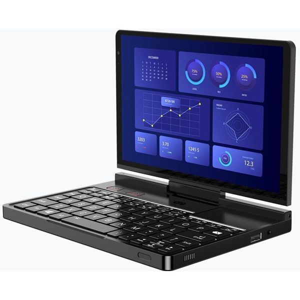Ноутбук GPD Pocket 4 (GPD-Pocket-4), Ryzen 7 8840U / 8" / 144 Гц / RAM 16 ГБ LPDDR5X / SSD 1TB / Radeon 780M / Windows 11 Home / Чорний