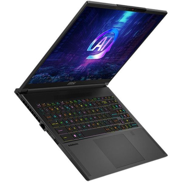 Ноутбук MSI Stealth A16 AI+ A3XWHG, (A3XWHG-042PL) Ryzen AI 9 HX 370 / 16&Prime; / RAM 32 ГБ / SSD 2 ТБ / GeForce RTX 5070Ti / Windows 11 Professional / Чорний