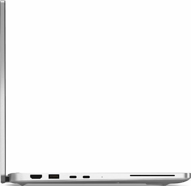 Ноутбук Dell Pro 14 Plus (BTO504), AMD Ryzen 5 Pro 230 / 14" / RAM 16 ГБ LPDDR5X / SSD 512 ГБ / AMD Radeon 760M / Windows 11 Pro / Сірий