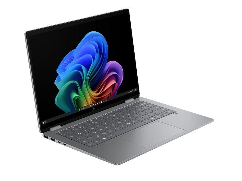 Ноутбук HP OmniBook X Flip 14-fk0015nn (C57DVEA), AMD Ryzen AI 7 350 / 14.0" / RAM 24 ГБ DDR5 / SSD 1 ТБ / AMD Radeon 860M / Windows 11 Home / Сірий
