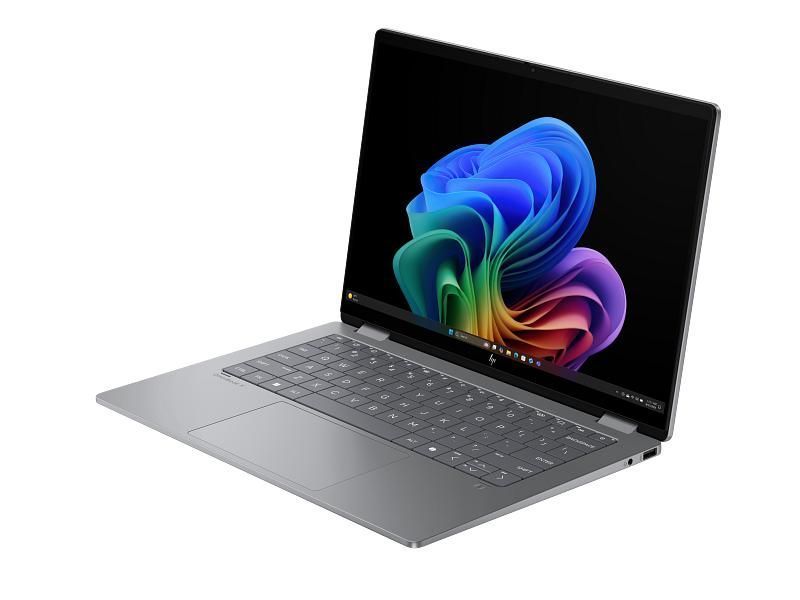 Ноутбук HP OmniBook X Flip 14-fk0015nn (C57DVEA), AMD Ryzen AI 7 350 / 14.0" / RAM 24 ГБ DDR5 / SSD 1 ТБ / AMD Radeon 860M / Windows 11 Home / Сірий