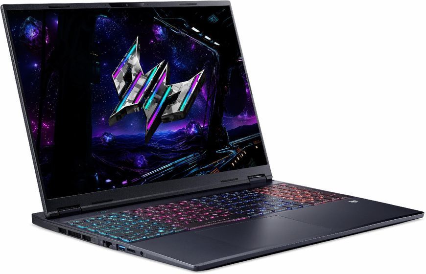 Ноутбук PREDATOR Helios Neo 16S AI PHN16S-71-9857 (NH.QX7EP.009) 16" / 2560 x 1600px / OLED / 240Hz / Ultra 9-275HX / RAM 32 ГБ / SSD 1 ТБ / GeForce RTX 5070 Ti / Windows 11 Professional / Чорний