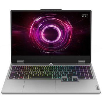 Ноутбук LENOVO LOQ 15AHP10 (83JG0037PB), 15,6" / IPS / 144 Гц / AMD Ryzen 5 220 / RAM 32 ГБ / SSD 512 ГБ / RTX5050 / DOS / Сірий