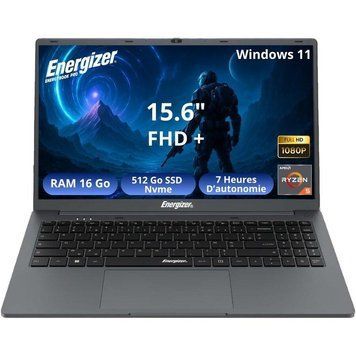 Ноутбук ENERGIZER EnergyBook PRO (L15-R35-164QW), Ryzen 5 3500U / 15.6&Prime; / RAM 16 ГБ / SSD 512 ГБ / Windows 11 Home / Gri
