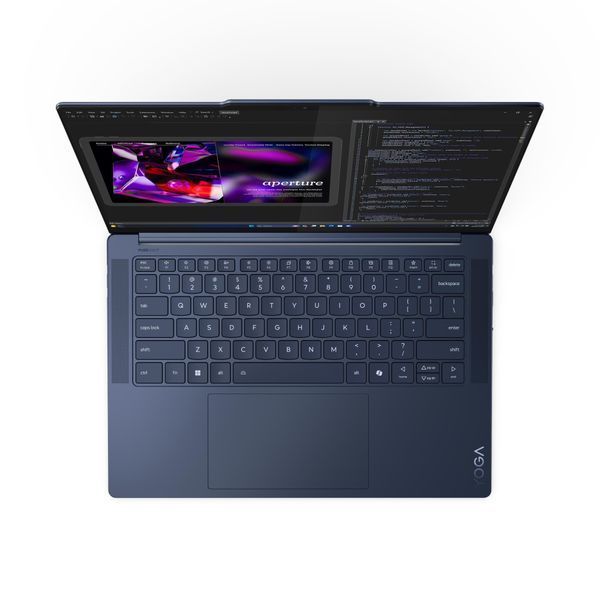 Ноутбук Lenovo Yoga Slim (83ED0028MX) 14.5"/Qualcomm Snapdragon X Elite/32ГБ/1ГБ/Windows 11 Home/Синій