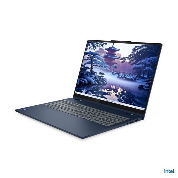 Ноутбук Lenovo IdeaPad 5 2-в-1 16IAL10 (83KS001FRM), Intel Core Ultra 7 255H / 16" / RAM 16 ГБ LPDDR5x / SSD 1 ТБ / Intel Arc Graphics / Windows 11 Home / Синій