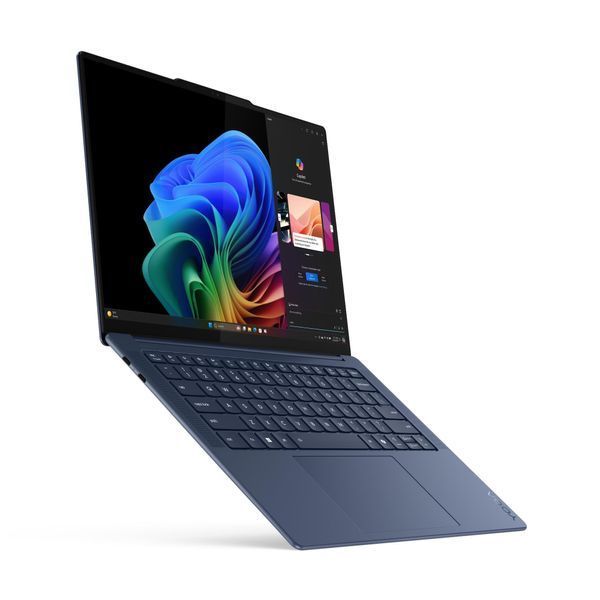 Ноутбук Lenovo Yoga Slim (83ED0028MX) 14.5"/Qualcomm Snapdragon X Elite/32ГБ/1ГБ/Windows 11 Home/Синій