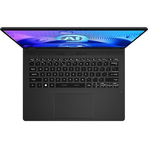 Ноутбук MSI Prestige 14 AI+ Evo C2VMG (C2VMG-009PL), Intel Core Ultra 7 258V / 14" / 140 Гц / OLED / RAM 32 ГБ LPDDR5X / SSD 1 ТБ / Intel Arc 140V / Windows 11 Home / Чорний