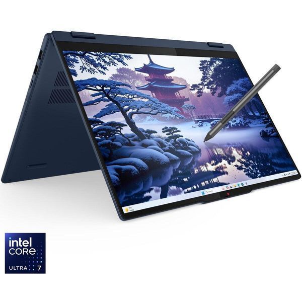 Ноутбук Lenovo IdeaPad 5 2-в-1 16IAL10 (83KS001FRM), Intel Core Ultra 7 255H / 16" / RAM 16 ГБ LPDDR5x / SSD 1 ТБ / Intel Arc Graphics / Windows 11 Home / Синій