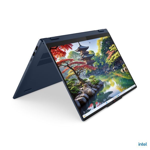 Ноутбук Lenovo IdeaPad 5 2-в-1 16IAL10 (83KS001FRM), Intel Core Ultra 7 255H / 16" / RAM 16 ГБ LPDDR5x / SSD 1 ТБ / Intel Arc Graphics / Windows 11 Home / Синій
