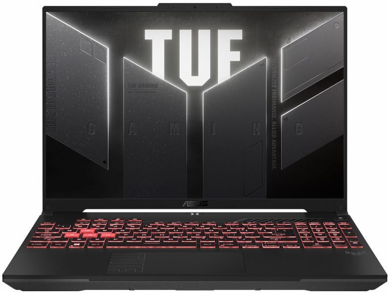 Ноутбук ASUS TUF Gaming A16 (FA607NUQ-RL009W), 16" / IPS / 144Hz / AMD Ryzen 7 170 / RAM 16GB / SSD 512GB / GeForce RTX4050 DLSS 3 / Windows 11 Home / Чорний