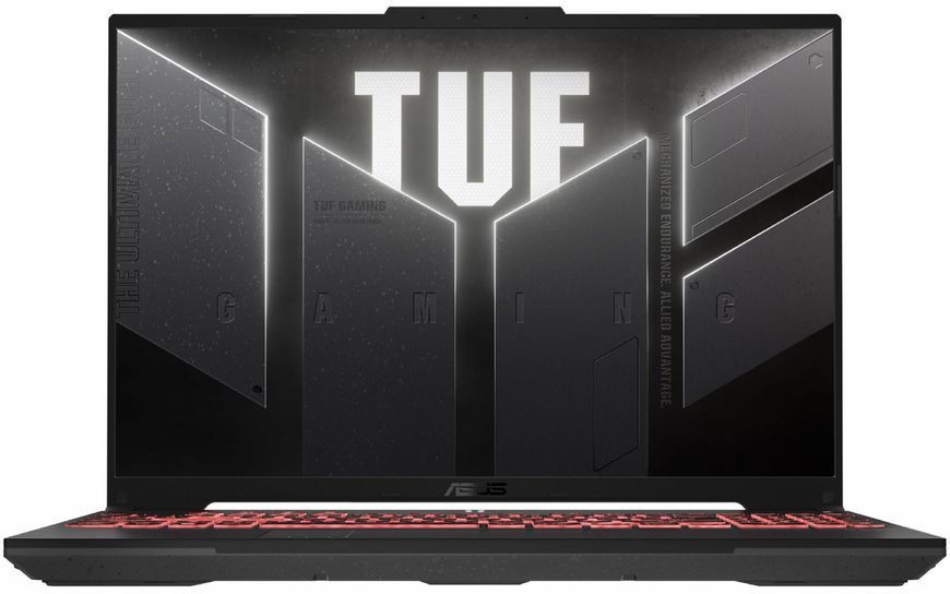 Ноутбук ASUS TUF Gaming A16 (FA607NUQ-RL009W), 16" / IPS / 144Hz / AMD Ryzen 7 170 / RAM 16GB / SSD 512GB / GeForce RTX4050 DLSS 3 / Windows 11 Home / Чорний