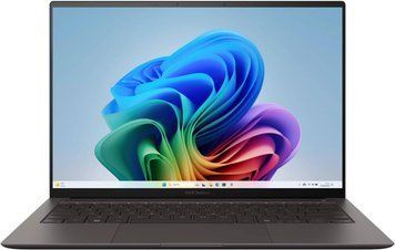 Ноутбук ASUS Zenbook S14 (UX5406AA-SW504X), Intel Core Ultra 9 386H / 14" / OLED / 120 Гц / RAM 16 ГБ LPDDR5X / SSD 1 ТБ / Intel Graphics / Windows 11 Pro / Сірий