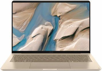 Ноутбук ASUS Zenbook 14 (UX3480KA-U1006W), AMD Ryzen AI 5 330 / 14" / OLED / RAM 16 ГБ LPDDR5X / SSD 512 ГБ / AMD Radeon 820M / Windows 11 Home / Бежевий