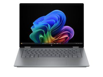 Ноутбук HP OmniBook X Flip 14-fk0022nn (C57DXEA), AMD Ryzen AI 5 340 / 14" / OLED / 120 Гц / RAM 16 ГБ DDR5 / SSD 1 ТБ / AMD Radeon 840M Graphics / Windows 11 Home / Сірий