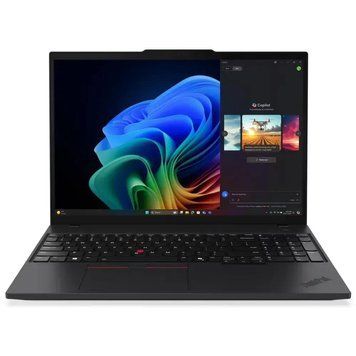 Ноутбук Lenovo ThinkPad T16 Gen 4 (21QNL19IAPB), AMD Ryzen AI 5 PRO 340 / 16" / RAM 32 ГБ DDR5 / SSD 2 ТБ / AMD Radeon 840M / 4G / Windows 11 Pro / Чорний