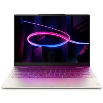 Ноутбук 2-in-1 Lenovo Yoga 7i Aura Edition (83TC007WRM), Intel Core Ultra 7 355 / 14&Prime; / Touch / OLED / RAM 16 ГБ LPDDR5x / SSD 1 ТБ / Intel Graphics / Windows 11 Home / Сріблястий