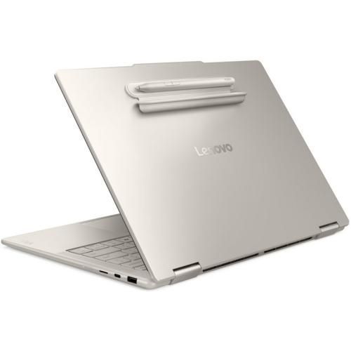 Ноутбук 2-in-1 Lenovo Yoga 7i Aura Edition (83TC007WRM), Intel Core Ultra 7 355 / 14&Prime; / Touch / OLED / RAM 16 ГБ LPDDR5x / SSD 1 ТБ / Intel Graphics / Windows 11 Home / Сріблястий