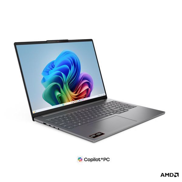 Ноутбук Lenovo IdeaPad Pro 5 16AGP11 (83SJ000URM), AMD Ryzen AI 7 450 / 16&Prime; / OLED / 120 Гц / RAM 24 ГБ LPDDR5x / SSD 1 ТБ / AMD Radeon 860M / Без ОС / Сірий