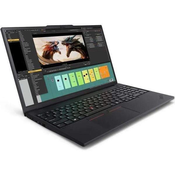 Ноутбук Lenovo ThinkPad P16v Gen 3 (21RSF9ZLZPB), Intel Core Ultra 9 285H / 16" / RAM 64 ГБ DDR5 / SSD 2 ТБ / RTX PRO 2000 / Windows 11 Pro / Чорний