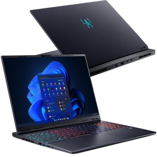 Ноутбук PREDATOR Helios Neo 16S AI PHN16S-I51-96G6 (NH.U3UEP.002) 16" / 2560 x 1600px / OLED / 165Hz / Ultra 9-386H / RAM 32 ГБ / SSD 1 ТБ / GeForce RTX 5060 / Windows 11 Home / Чорний
