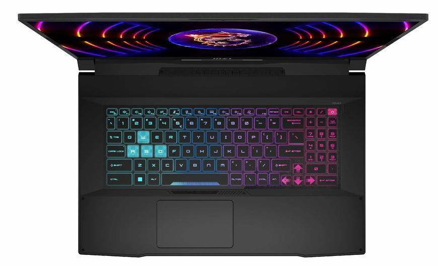 Ноутбук MSI Katana 17 (KATANA_17_B13VEK-1261XPL), Intel Core i7-13620H / 17.3" / 144 Гц / RAM 16 ГБ DDR5 / SSD 1 ТБ / Intel UHD Graphics + RTX 4050 / Без ОС / Чорний