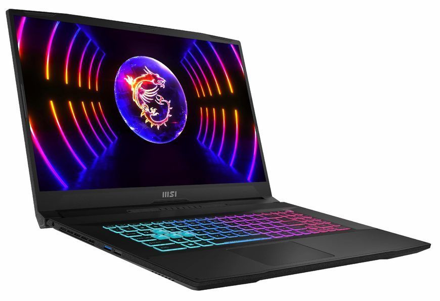 Ноутбук MSI Katana 17 (KATANA_17_B13VEK-1261XPL), Intel Core i7-13620H / 17.3" / 144 Гц / RAM 16 ГБ DDR5 / SSD 1 ТБ / Intel UHD Graphics + RTX 4050 / Без ОС / Чорний