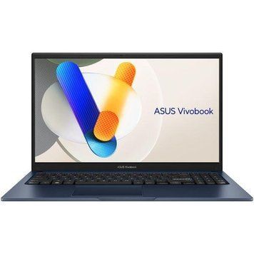 Ноутбук Asus Vivobook 15 (X1504MA-BQ601), Intel Core 3 304 / 15.6'' / RAM 8 ГБ DDR5 / SSD 256 ГБ / Intel Graphics / Без ОС / Темно-синій
